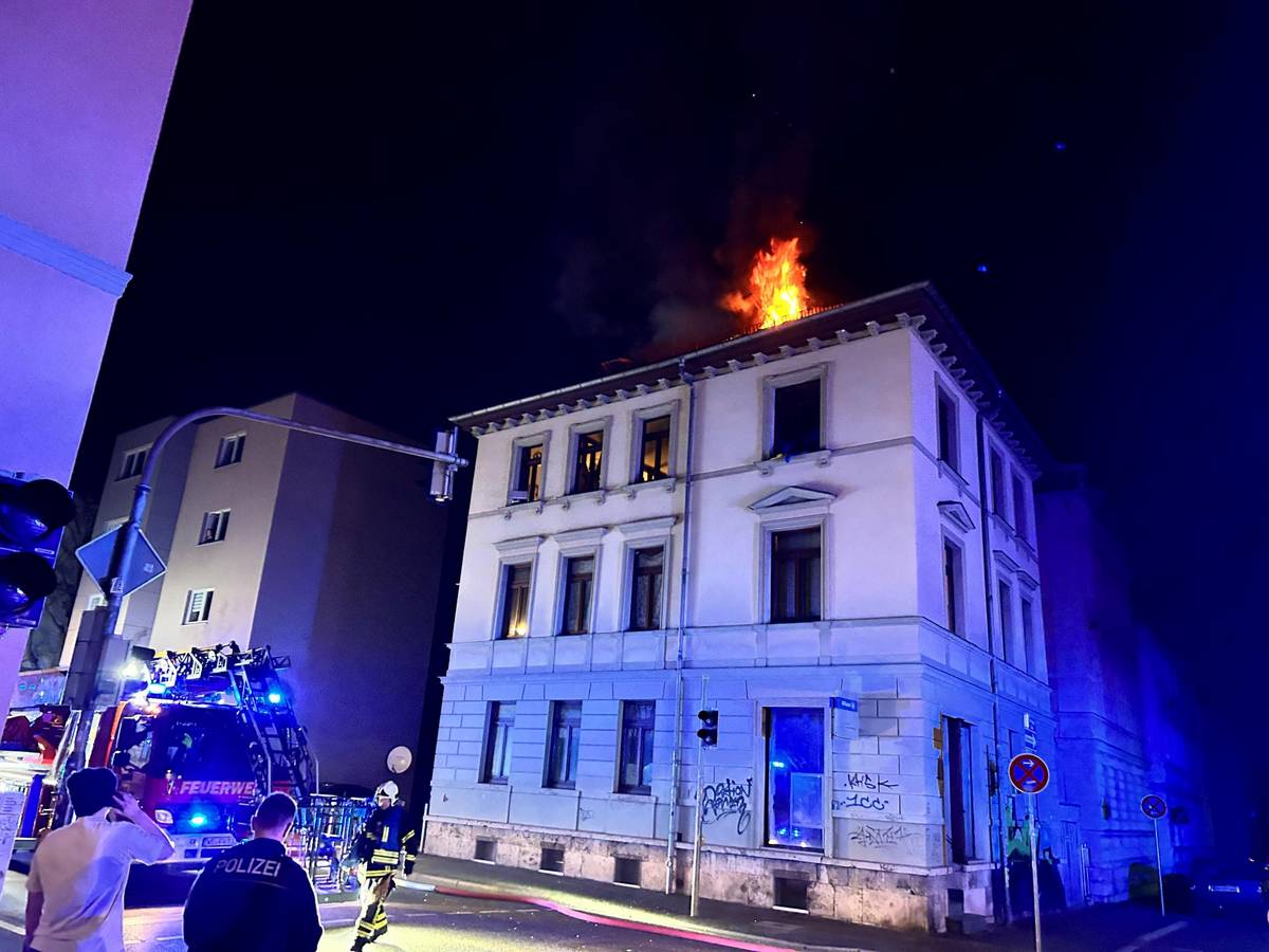 Brand in der Trierer Straße