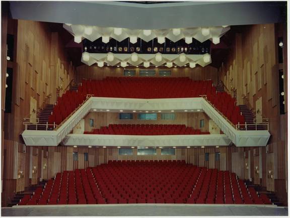 Großer Saal, Deutsches Nationaltheater, um 1975