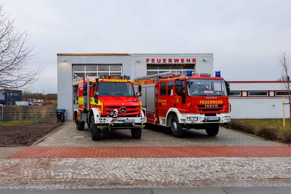 Das neue Gerätehaus der Freiwilligen Feuerwehr Weimar-Legefeld wurde im Dezember 2023 eingeweiht.