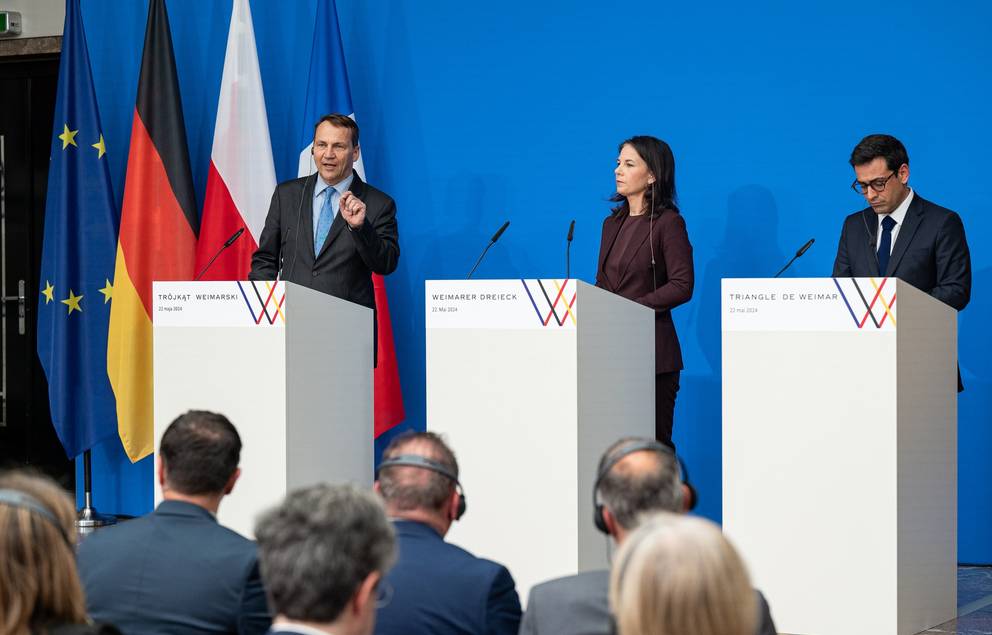 Pressekonferenz im Hotel Elephant.